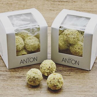 Chocolatier Anton Kogeltruffels pistache (12 stuks)