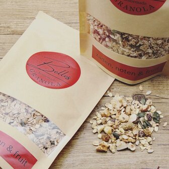 Belles granola Zaden, noten &amp; fruit (300g)