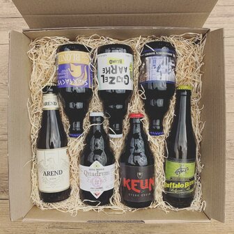 Puur bier geschenkpakket bovenaanzicht